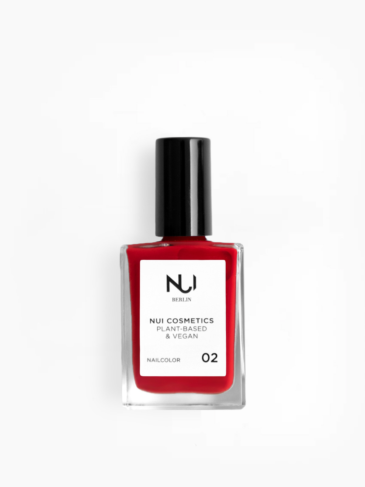 Plant-based & Vegan NUI – 02 Cosmetics RED Nailcolor 